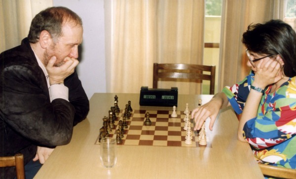 Bobby Fischer playing Susan Polgar